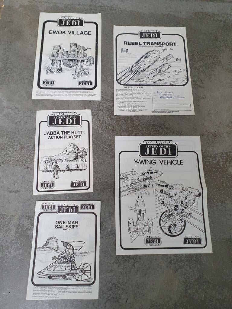 Manuels du logo Star Wars Vintage 3, Enlèvement ou Envoi