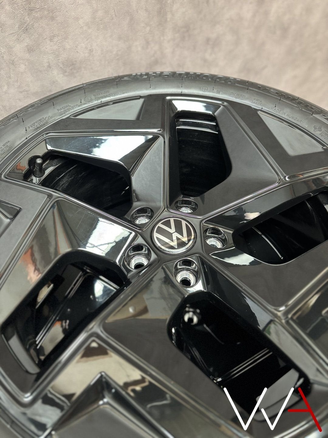 19” Volkswagen Tiguan Tayron Coventry BLACK NIEUW velgen BTW, Auto-onderdelen, Banden en Velgen, 19 inch, 255 mm, -, -