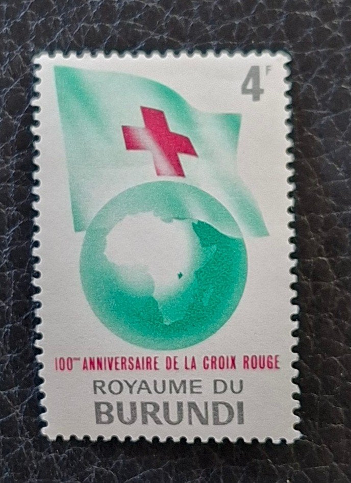 Postzegel Burundi OBP 58**, Ophalen of Verzenden, Postfris