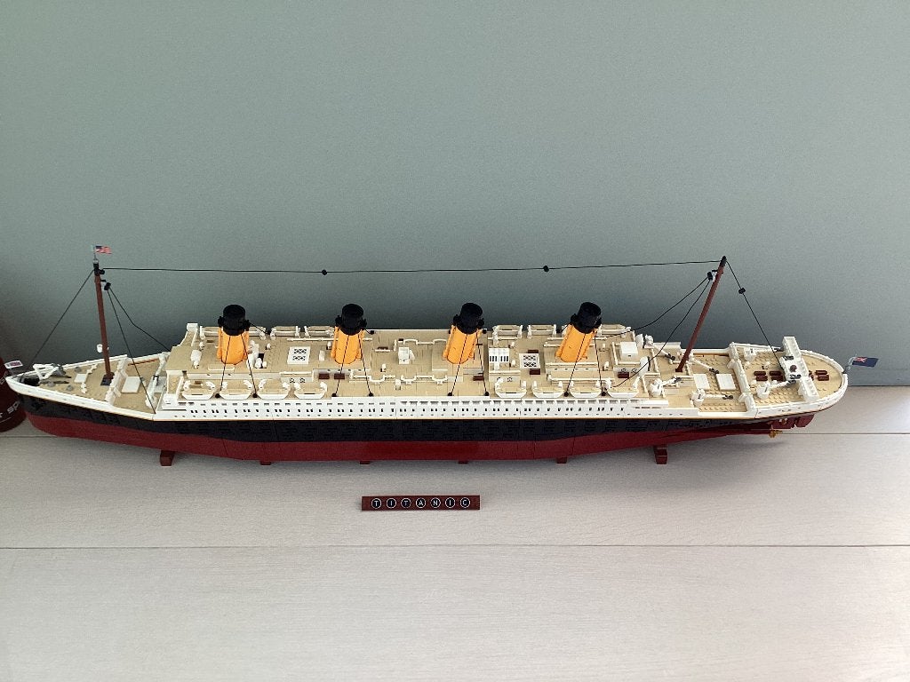 Lego titanic, Ophalen, Lego