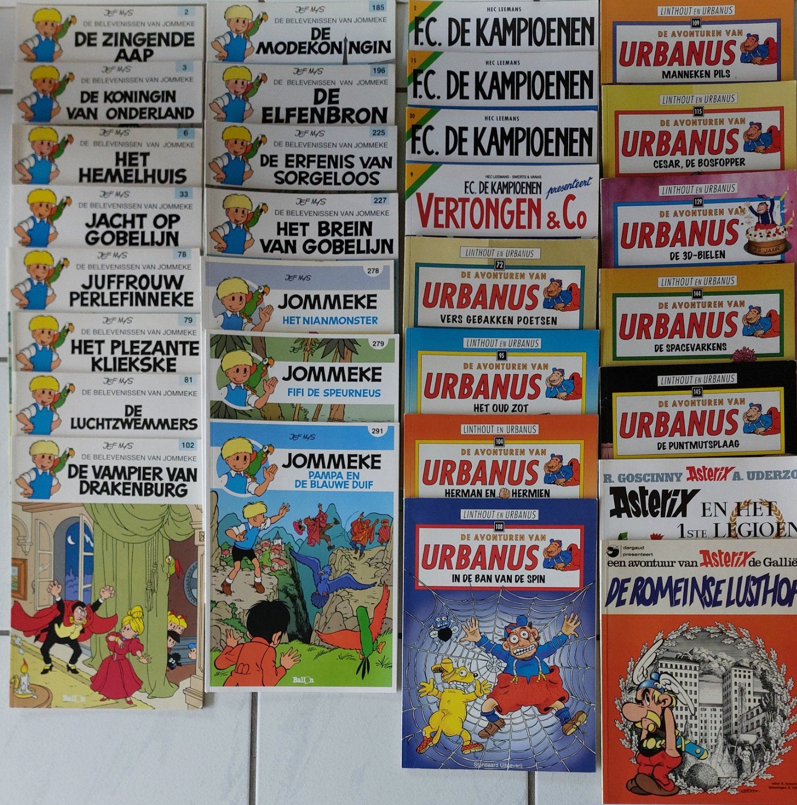 Strips Jommeke Urbanus Asterix Fc De Kampioenen, Boeken, Ophalen of Verzenden