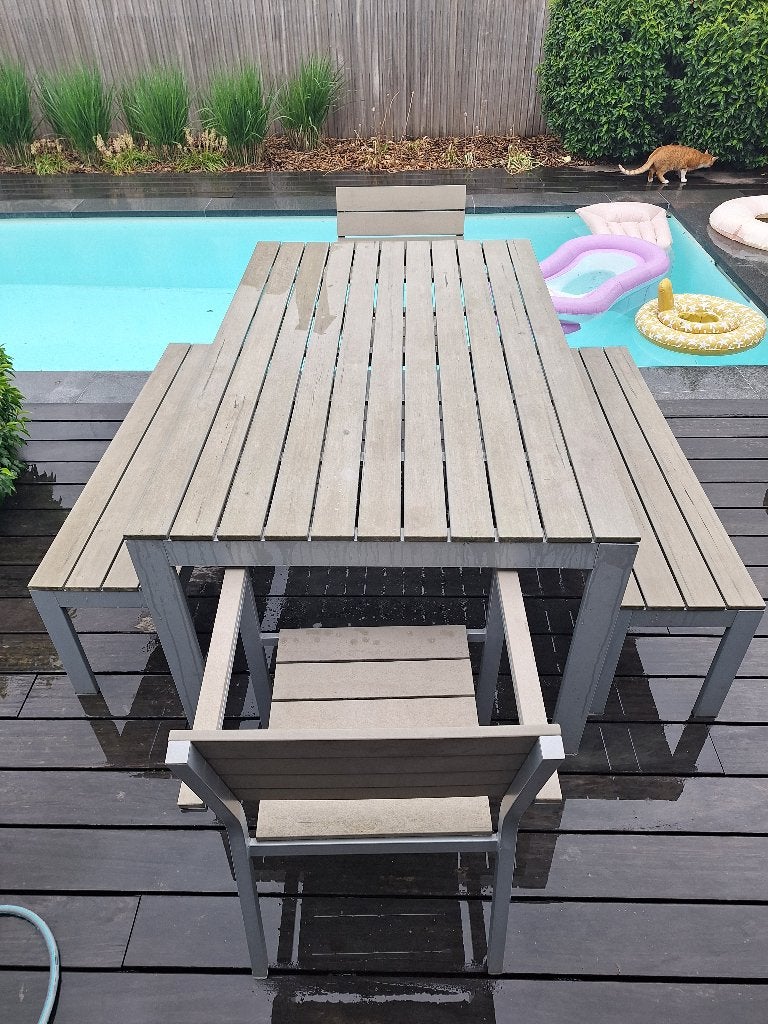 Tuinset Ikea Falster, Ophalen, Gebruikt, Bank, 6 zitplaatsen