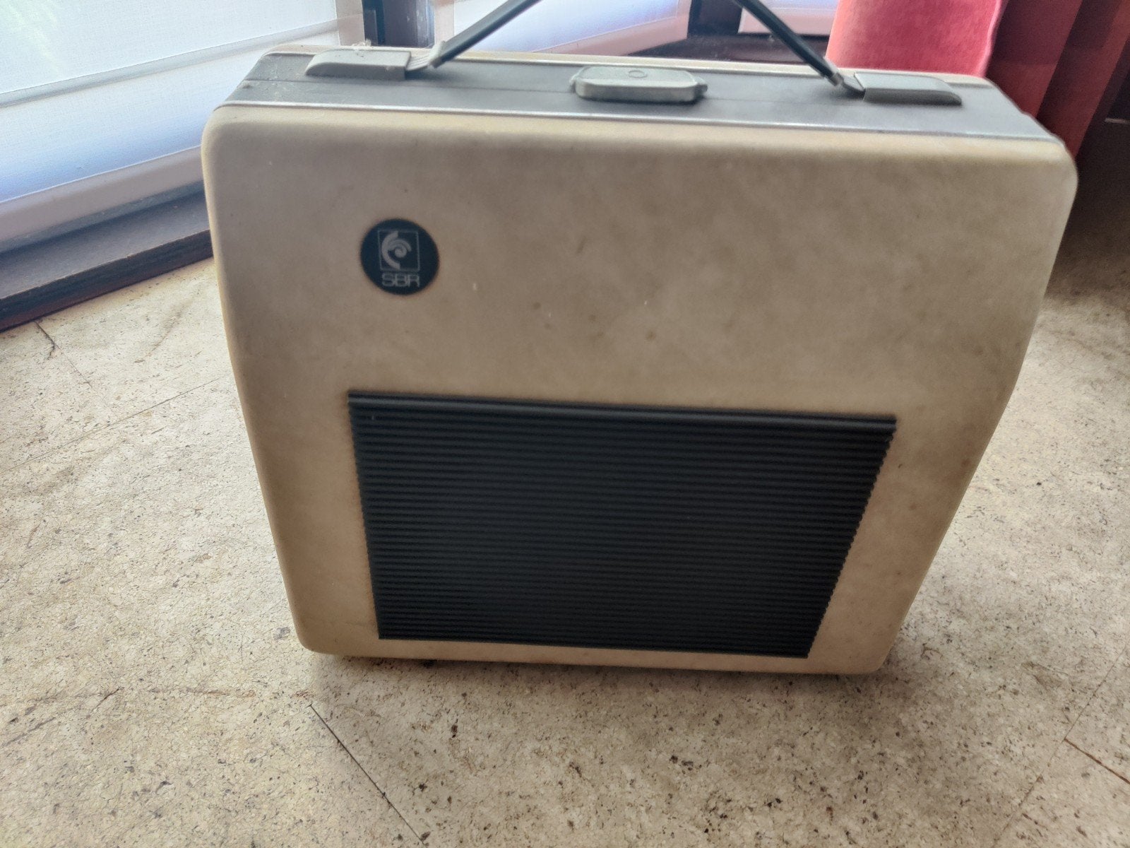 Vintage SBR E24 Kofferplatenspeler, Enlèvement