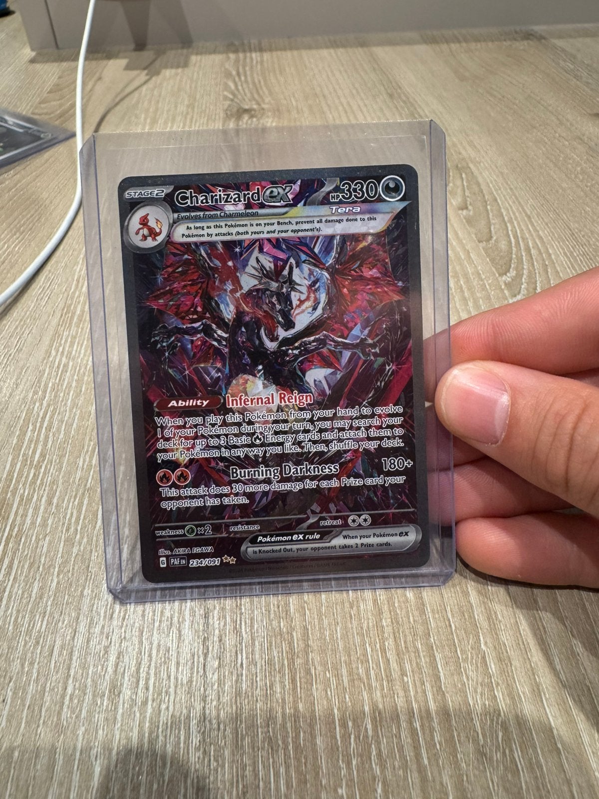 Charizard Ex #234 Pokemon Paldean Fates, Ophalen of Verzenden, Zo goed als nieuw