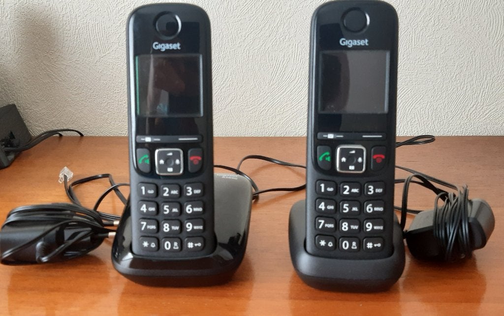 Gigaset AS690R draadloze telefoon, Telecommunicatie, Ophalen, Gebruikt, 2 handsets