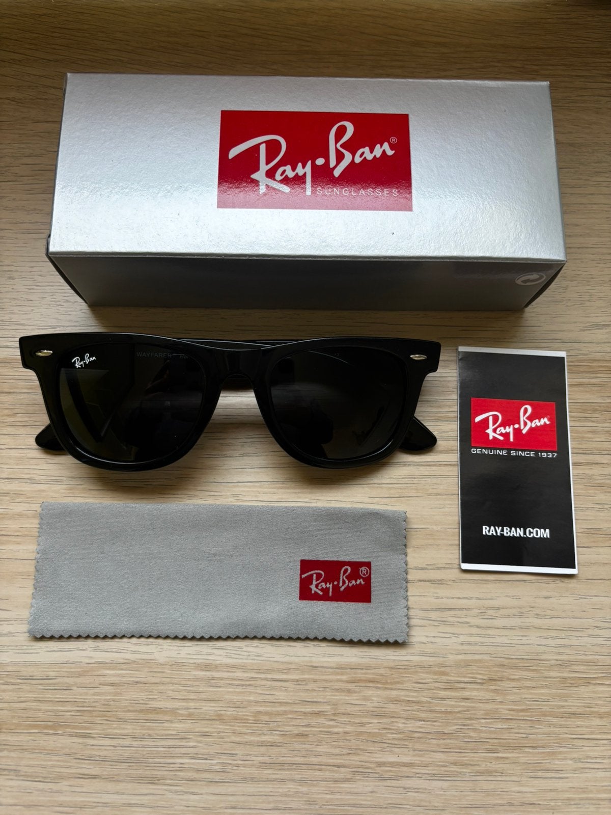 Rayban Wayfarer, Enlèvement ou Envoi, Comme neuf, Ray-Ban, Lunettes de soleil