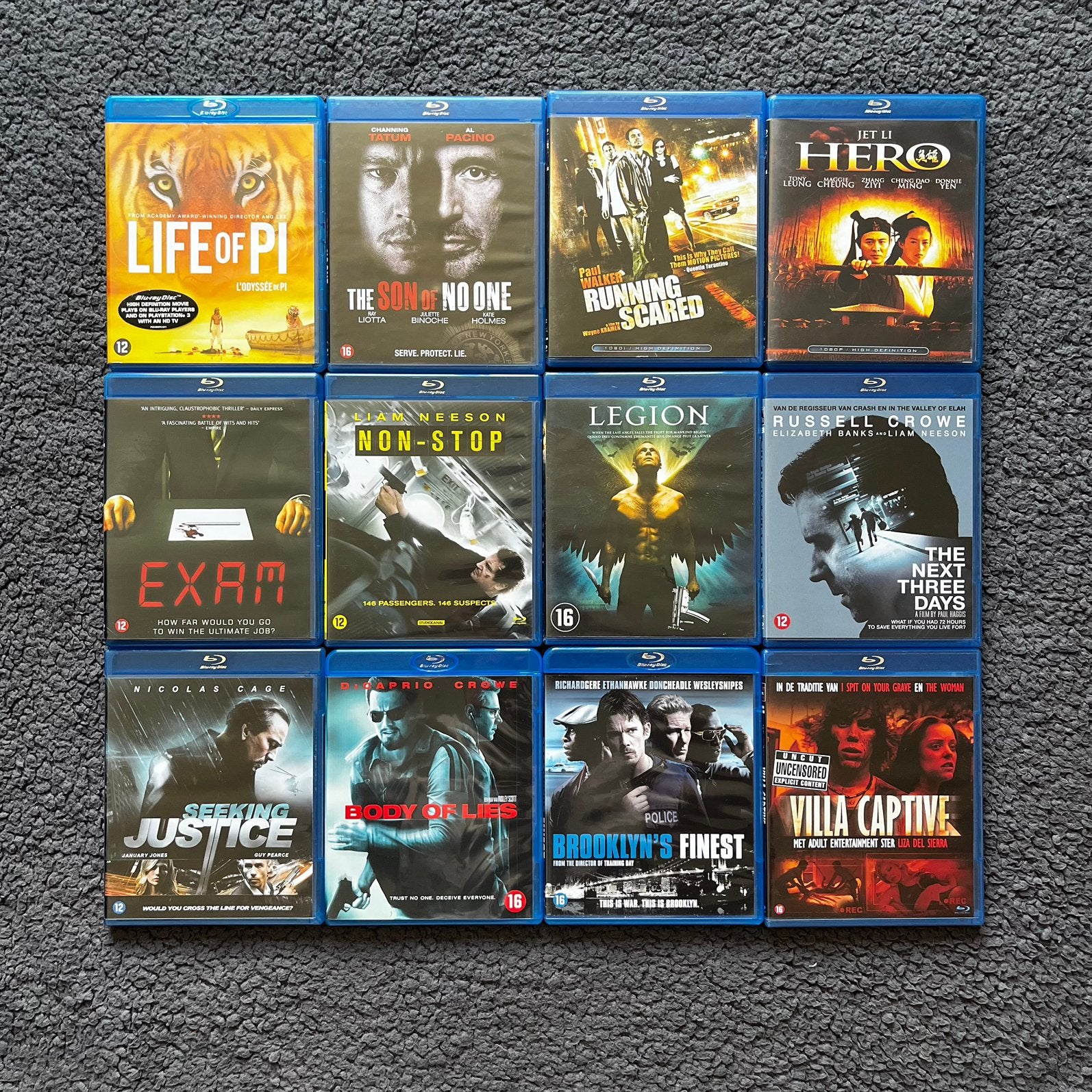 Blu-ray verzameling/lot actie, thriller, horror & meer | NLO, Film, Ophalen of Verzenden, Zo goed als nieuw, Blu-ray