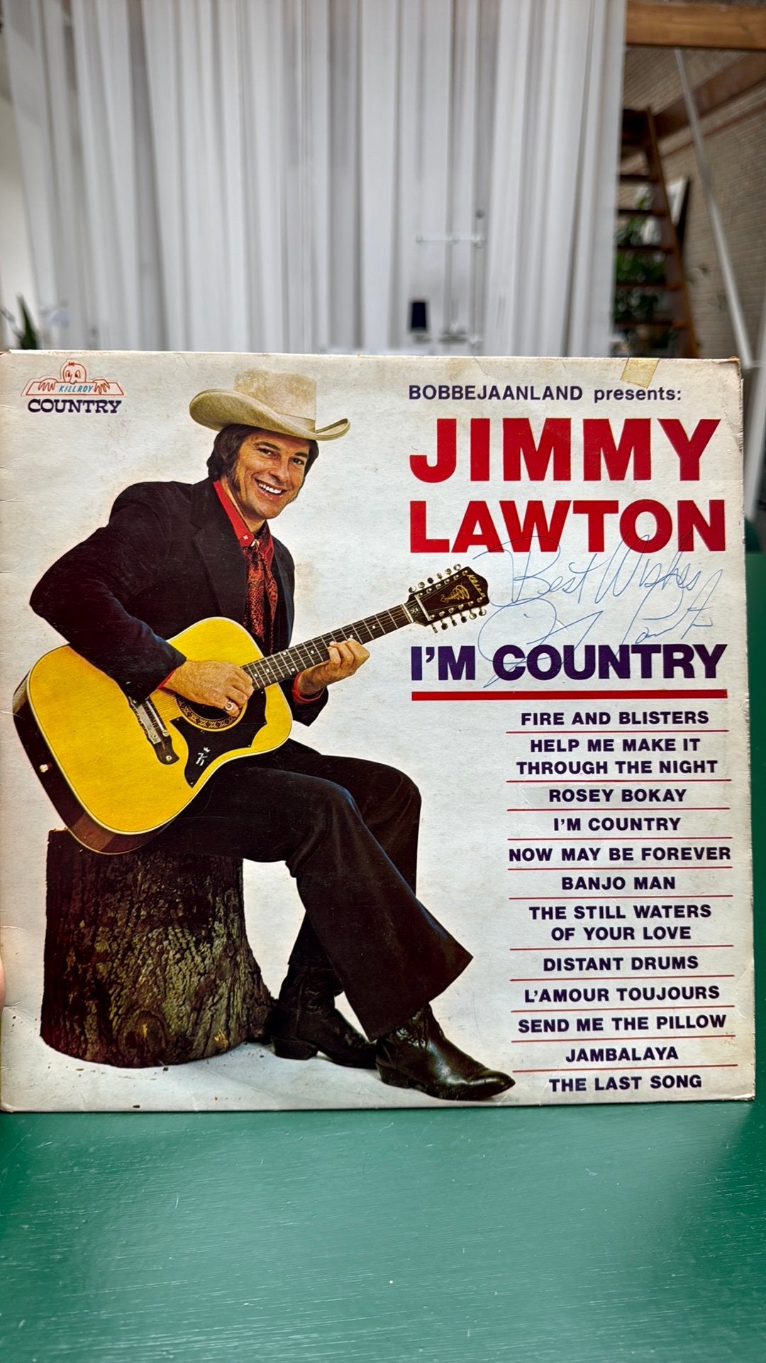 Gesigneerde Vinyl plaat - Jimmy Lawton, Ophalen, Zo goed als nieuw