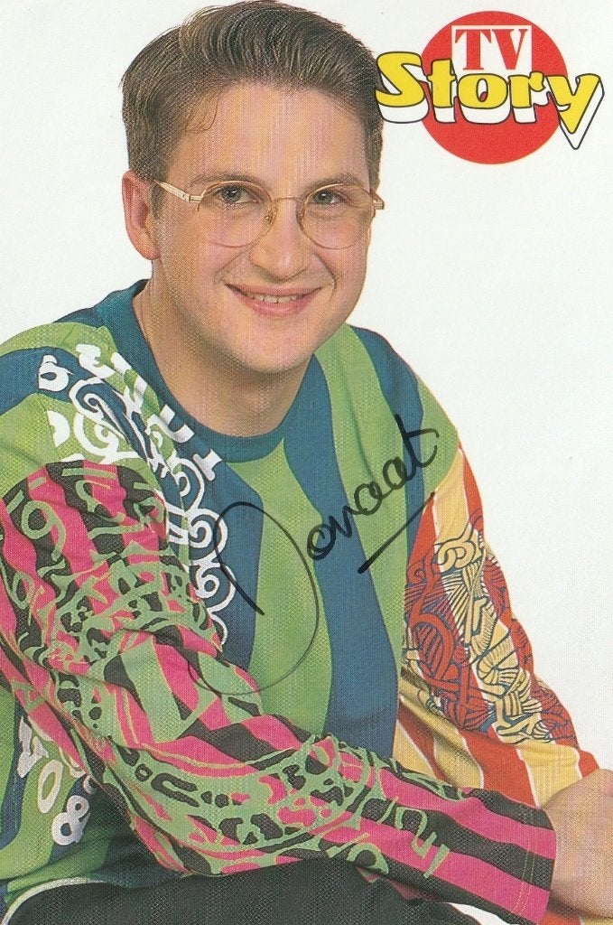 Donaat Deriemaeker - foto met handtekening - 1995, Verzamelen, Ophalen of Verzenden, Zo goed als nieuw, Foto of Kaart, Gesigneerd