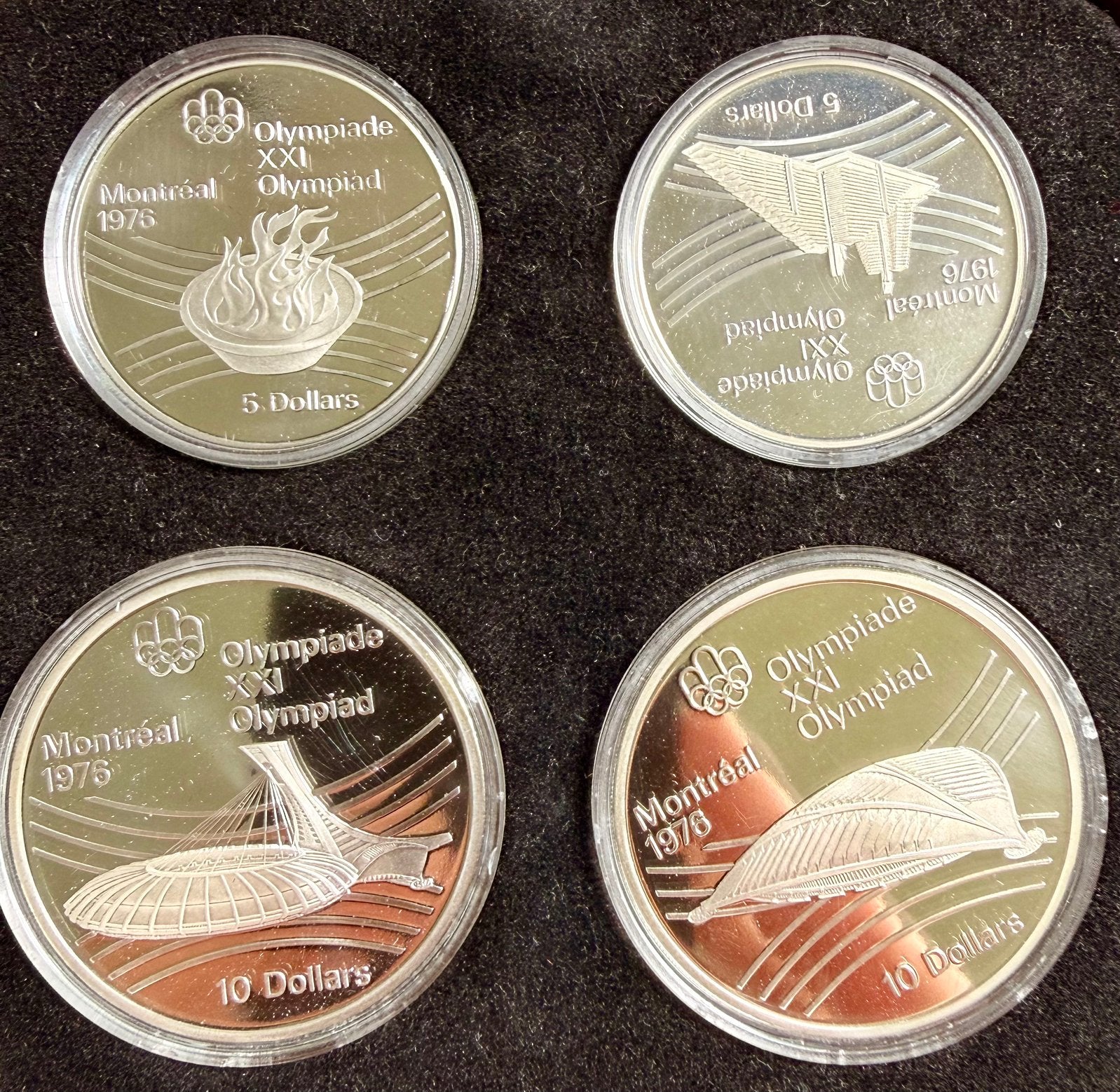 Set monnaies argent jeux olympiques Montréal 1976 proof, Enlèvement ou Envoi, Argent