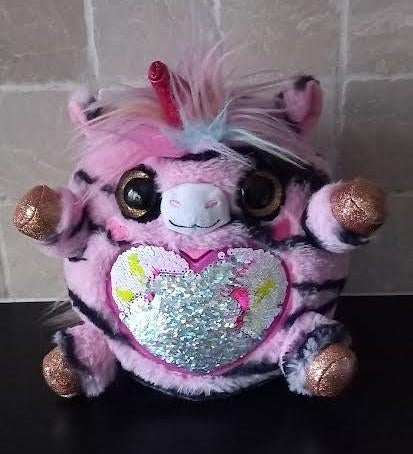 Knuffel schattige eenhoorn met pailletten, Enfants & Bébés, Jouets | Peluches, Comme neuf, Licorne, Bleu, Enlèvement ou Envoi