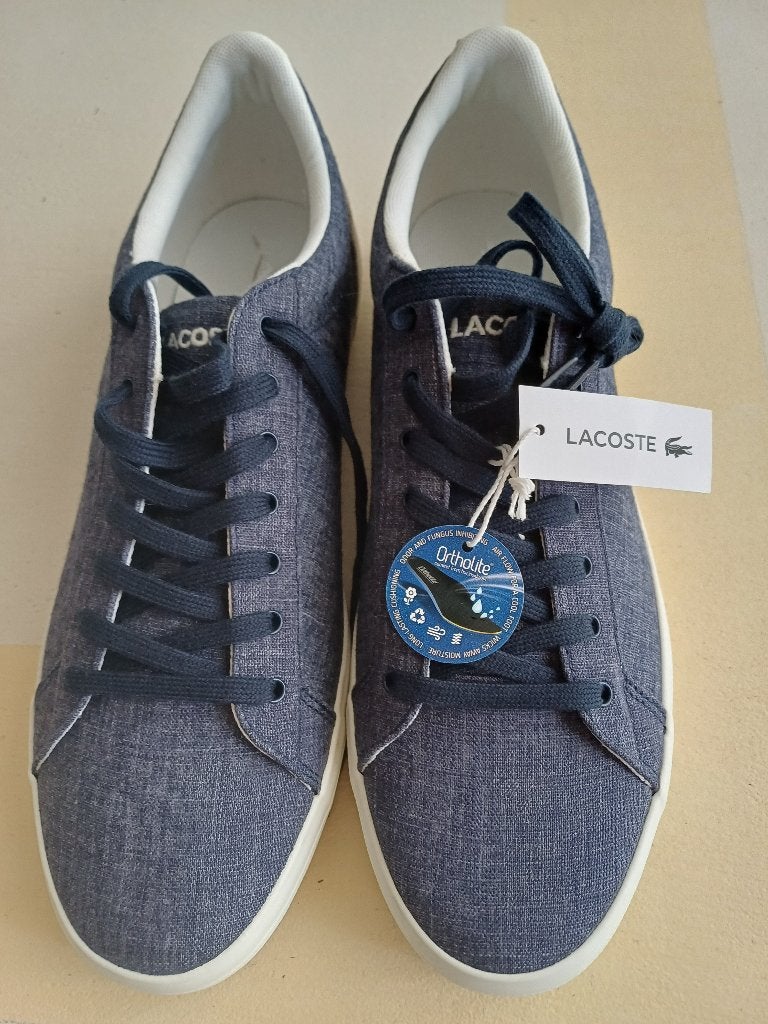 Baskets LACOSTE. Neuves. Taille 45, Neuf, Lacoste, Enlèvement, Bleu