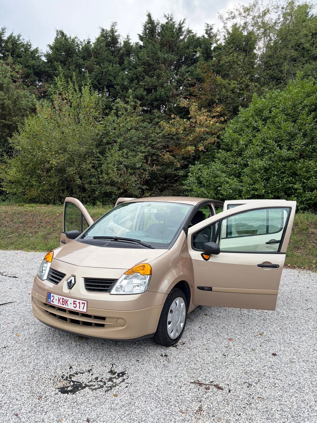 Renault Modus 1.2 Benzine (75 pk) – 2006 – Slechts 79.100 km, Autos, Achat, Boîte manuelle, Beige, 5 portes