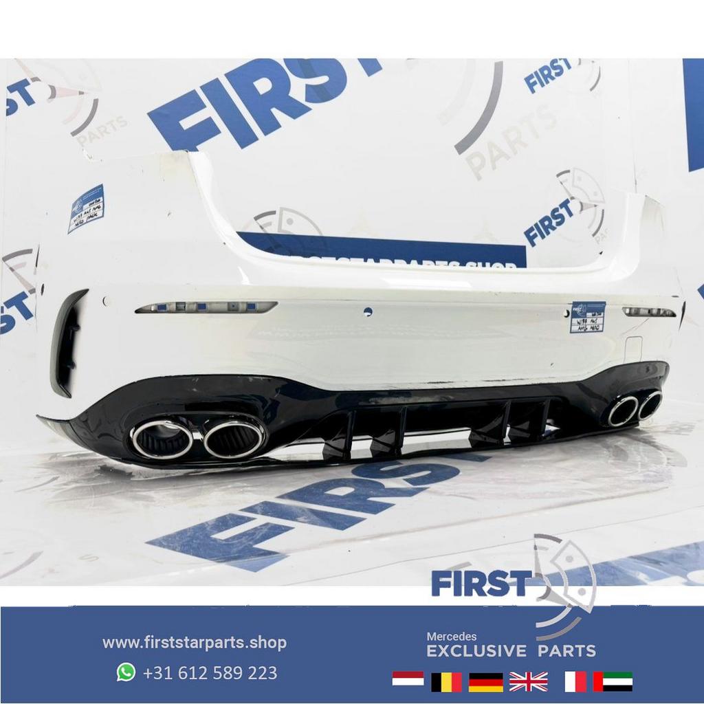 W177 A45s BUMPER A KLASSE 2023 A45 S AMG ACHTERBUMPER ZWART/, Arrière, Utilisé, -, -