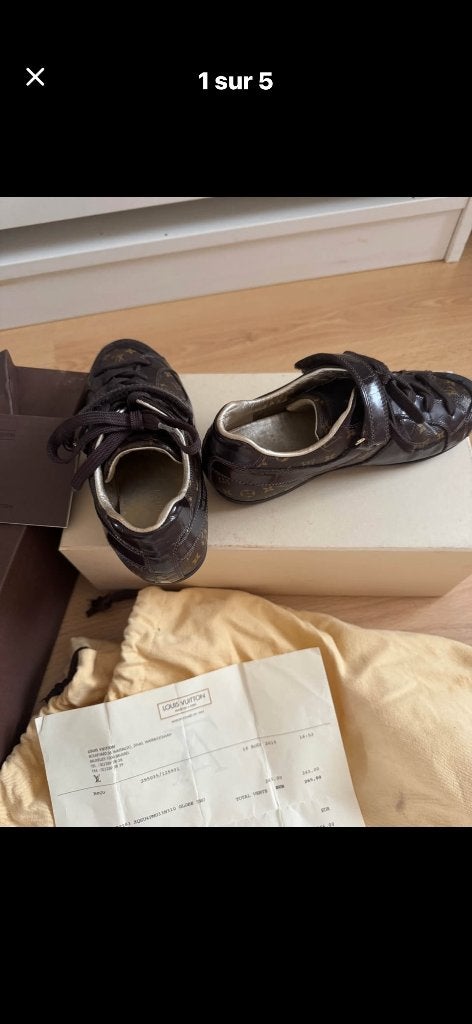 Louis Vuitton, chaussures, Enlèvement, Porté