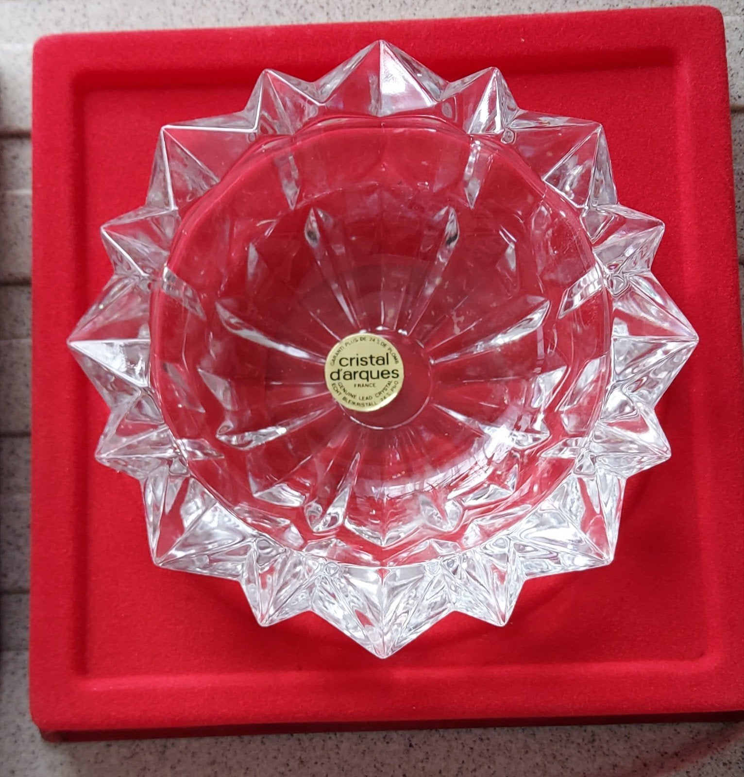 cendrier cristal d arques, Enlèvement ou Envoi