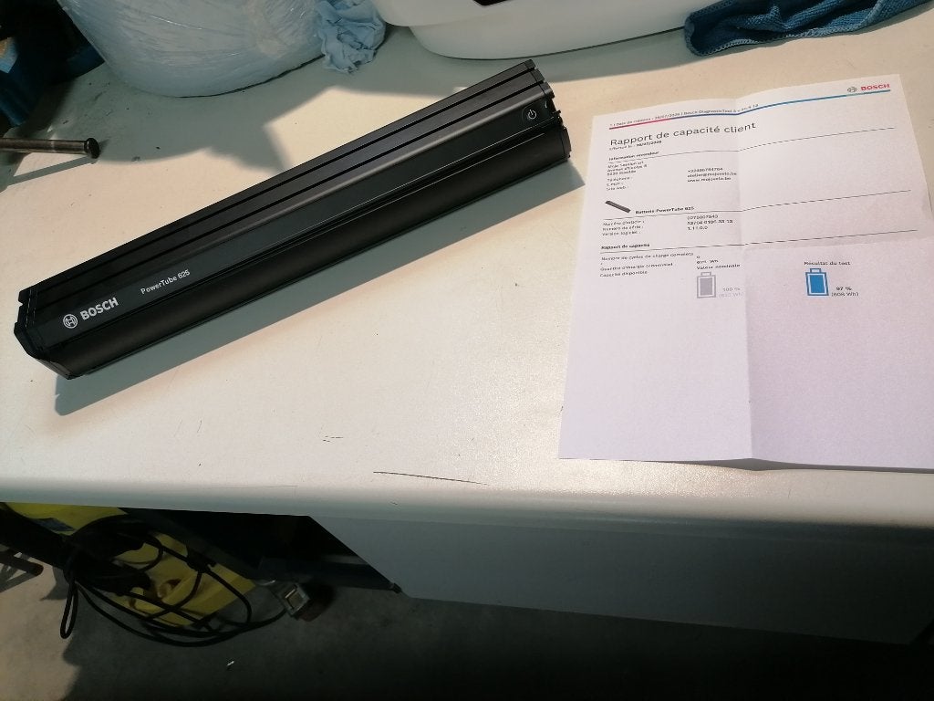 Batterie Bosch Power Tube 625 Watts modèle HORIZONTALE, Enlèvement, Neuf
