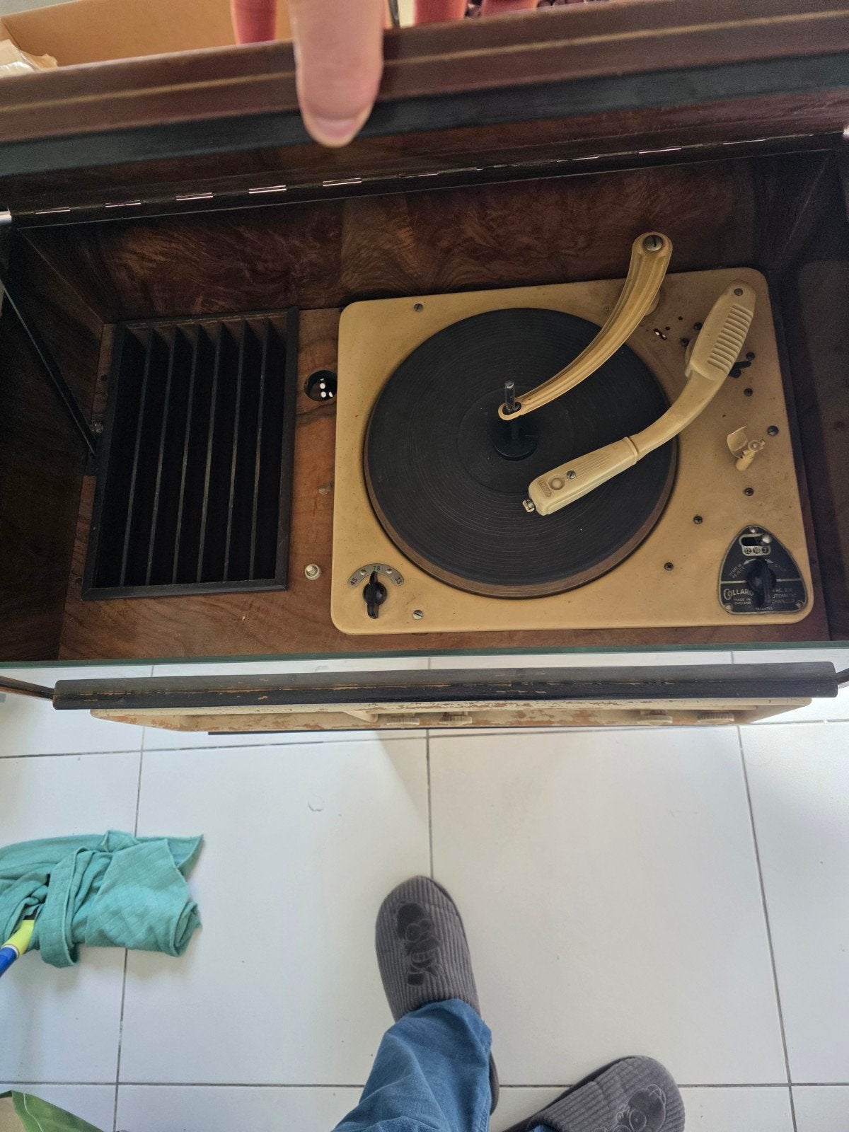meuble vinyle radio, Antiek en Kunst, Ophalen