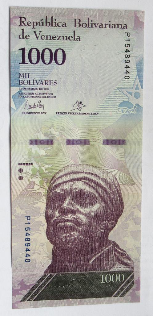 Venezuela 1.000 Bolívares 2017, Timbres & Monnaies, Billets de banque | Amérique, Envoi, Amérique du Sud