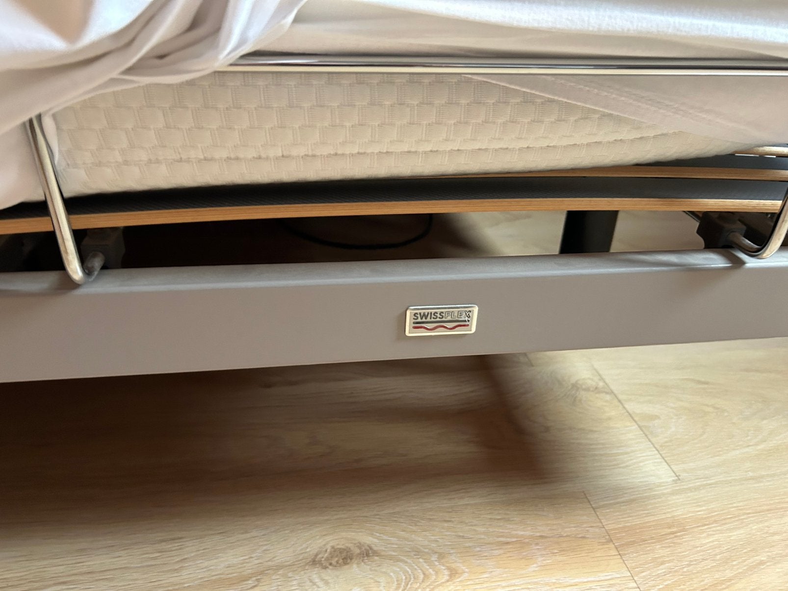 Swiss flex latoflex electrisch - zonder matras, Ophalen, Gebruikt, 160 cm