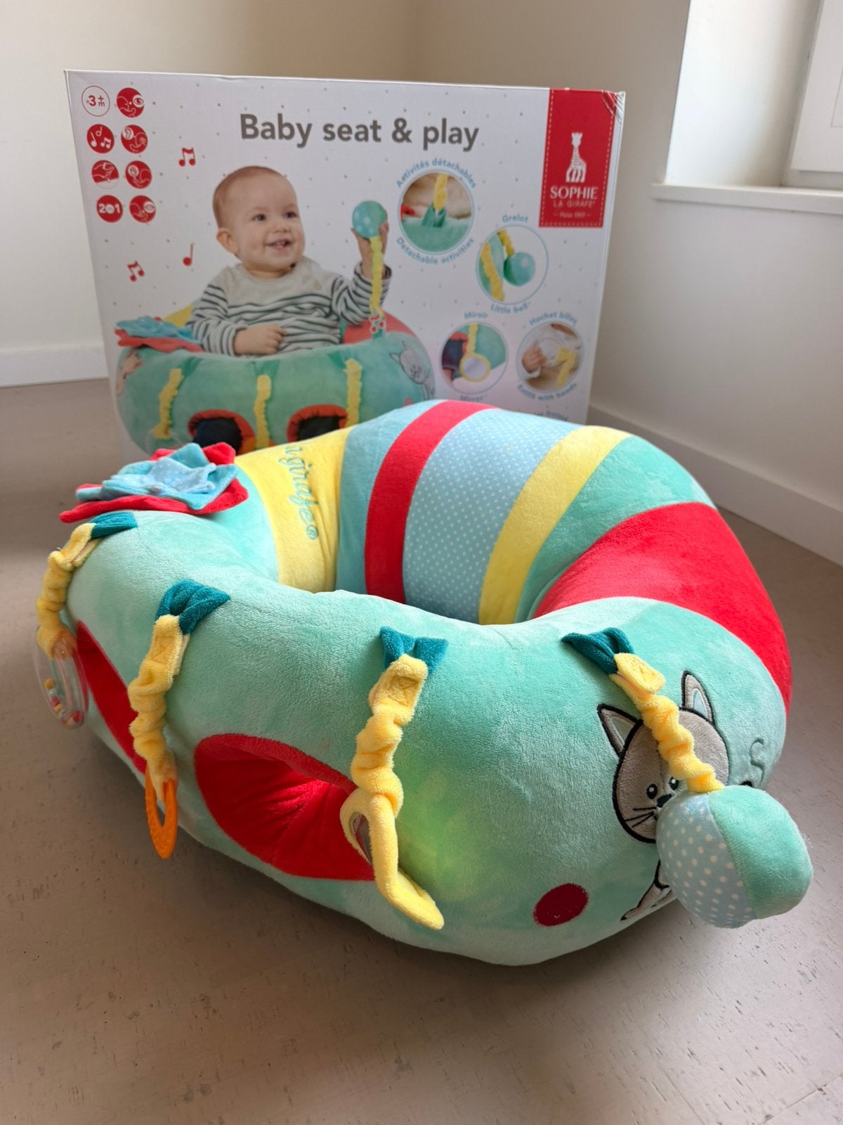Sophie la Girafe Baby Seat, Enfants & Bébés, Enlèvement, Comme neuf