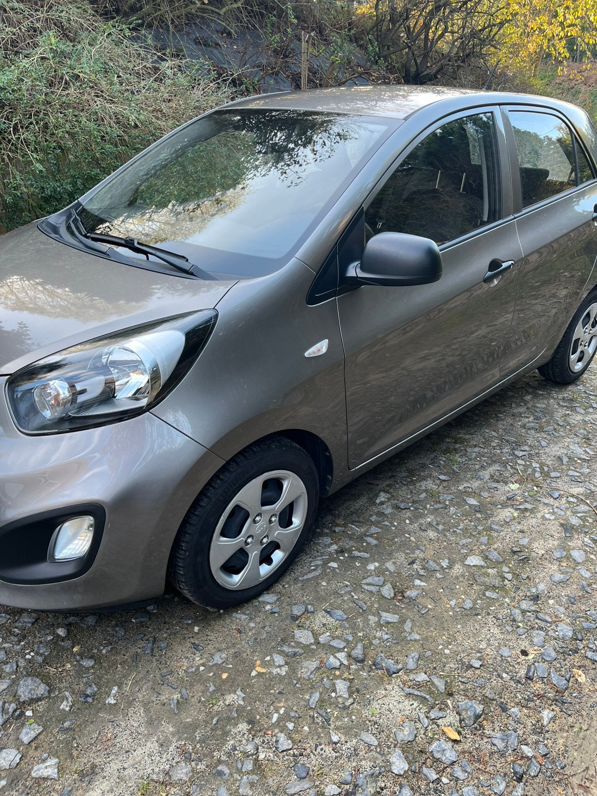Voiture Kia 1.0 City 5 portes, Auto's, Stof, Bruin, 5 deurs, Particulier