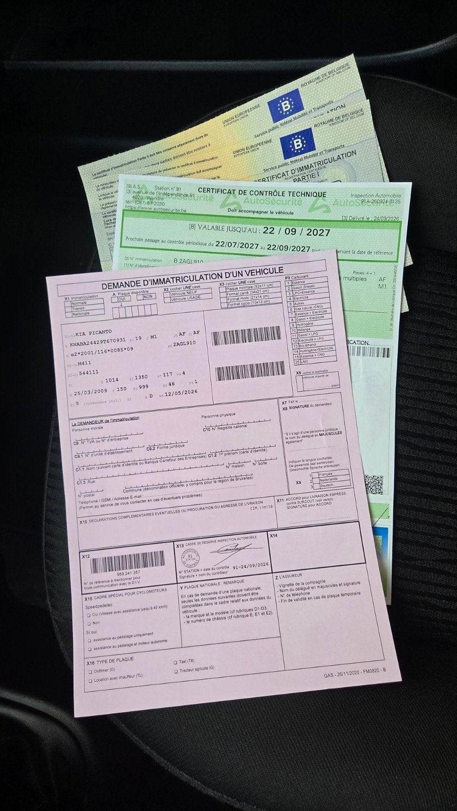kia picanto 1.1 année 2009 prête a immatriculer, Divers, Enlèvement ou Envoi