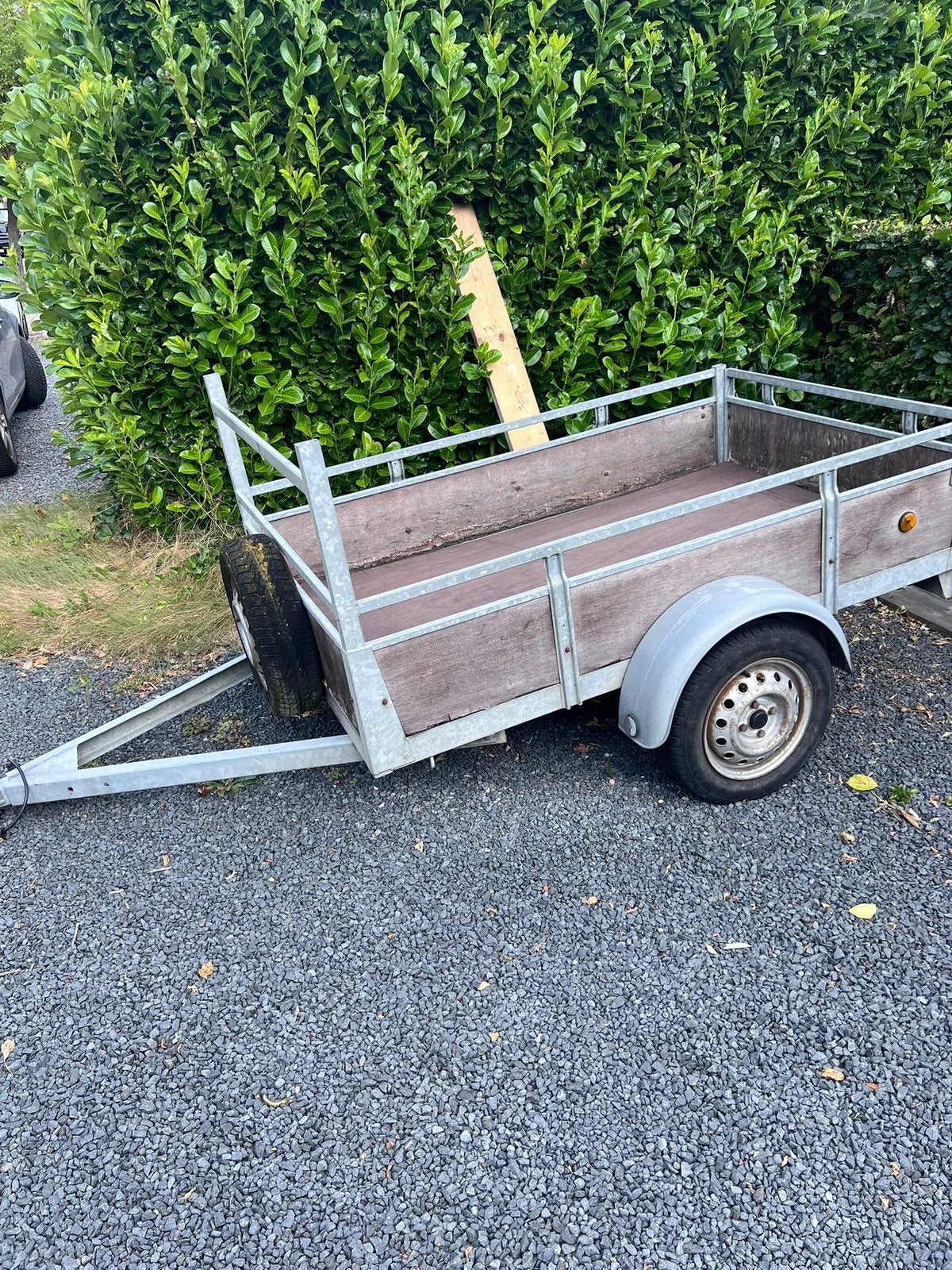 Aanhangwagen met werk, Auto diversen, Aanhangers en Bagagewagens, Ophalen, Zo goed als nieuw