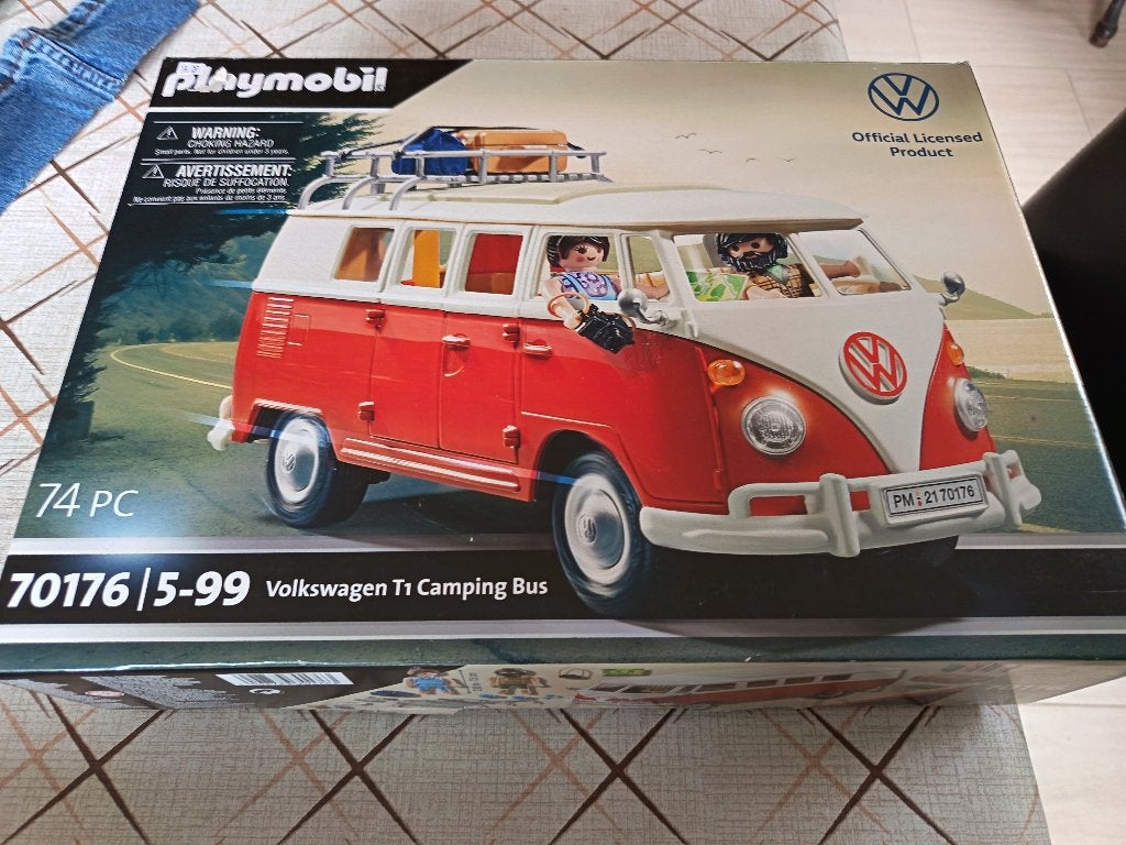 Playmobil vw T1 camping bus, Complete set, Voertuig, Nieuw, Ophalen of Verzenden