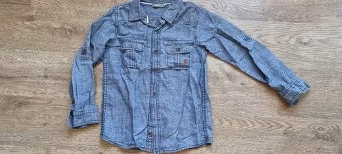 Jeans hemd JBC maat 128, Kinderen en Baby's, Overhemd of Blouse, JBC, Ophalen of Verzenden, Zo goed als nieuw