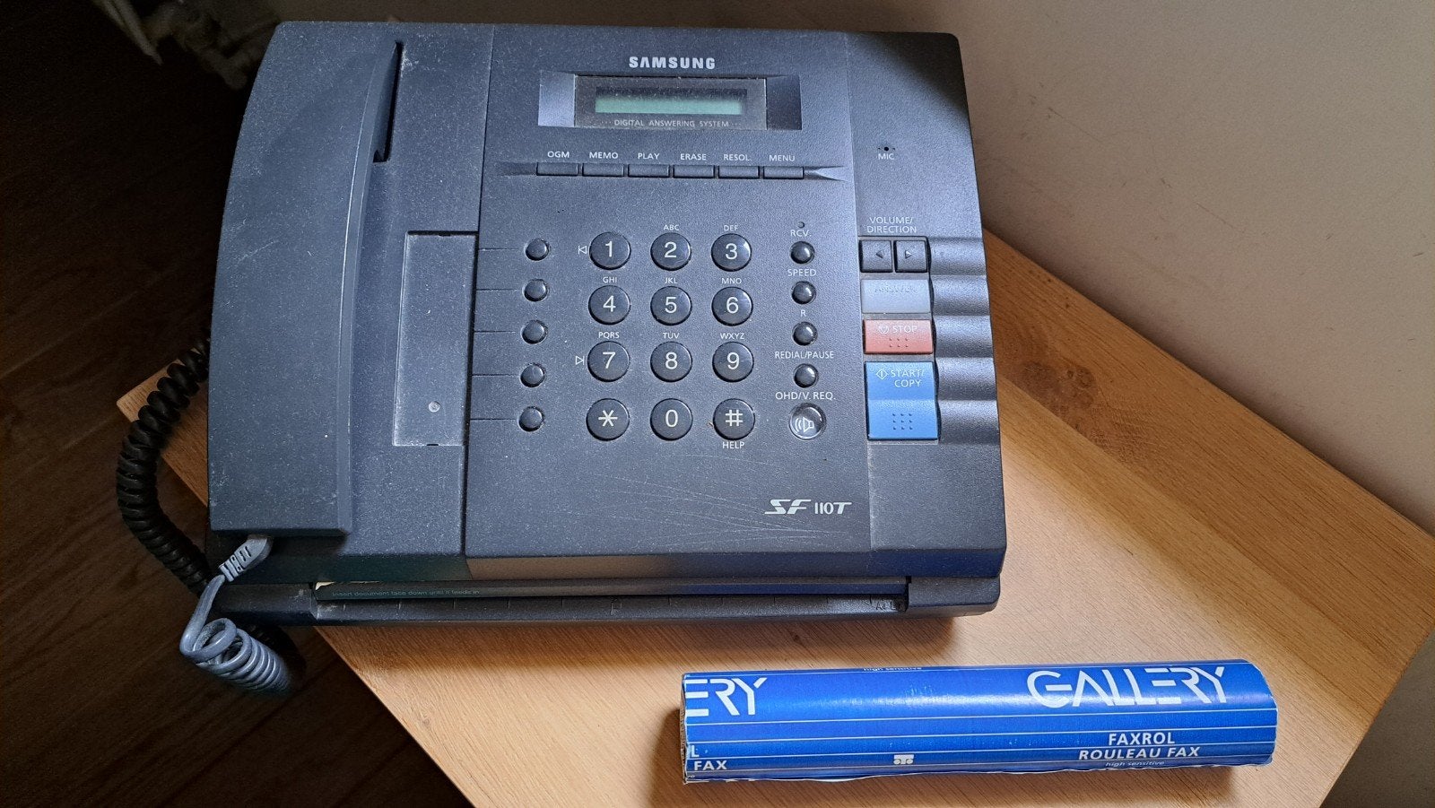 télécopieur avec rouleau de papier, Télécoms, Fax, Enlèvement