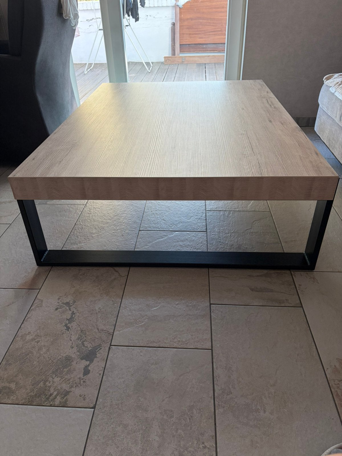 Salon tafel, Huis en Inrichting, Tafels | Salontafels, Ophalen, 100 tot 150 cm, 50 tot 100 cm, Zo goed als nieuw