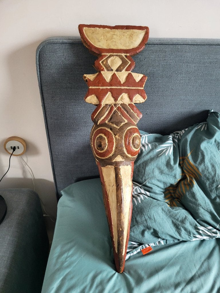 Afrikaanse maskers, Ophalen