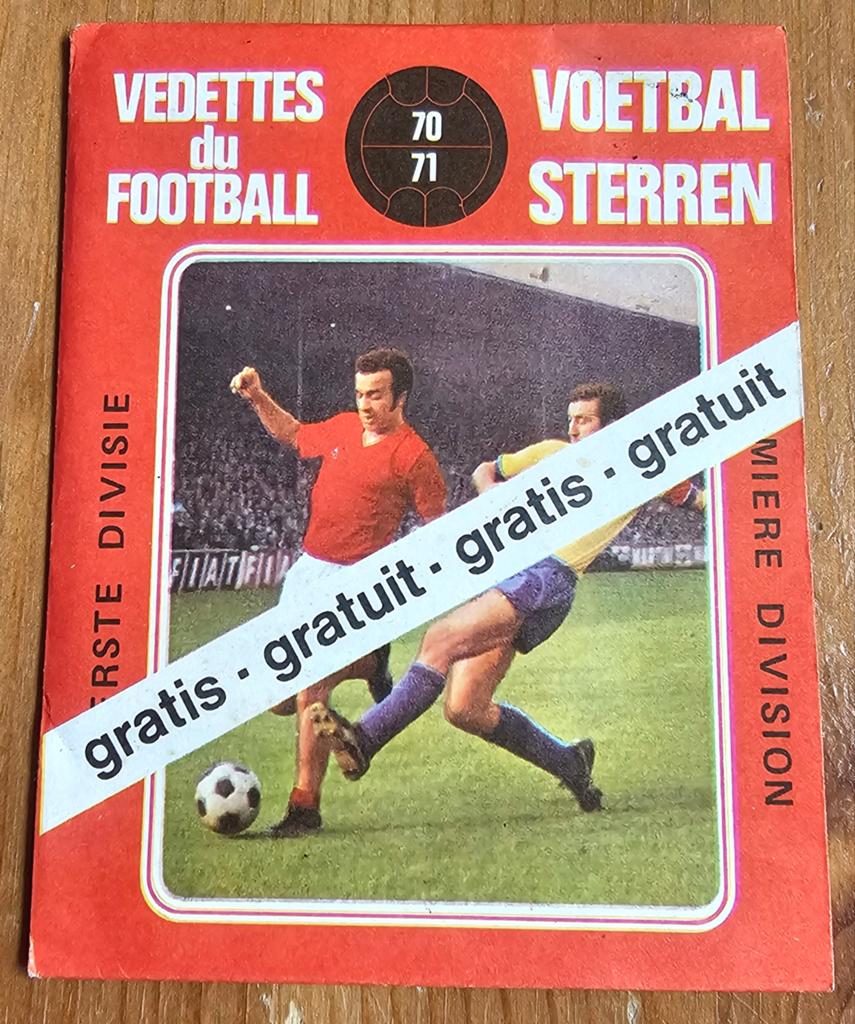 Vanderhout 1970-71 (pre panini) 1ste Gesloten Zakje België!, Verzenden, Zo goed als nieuw, Meerdere stickers