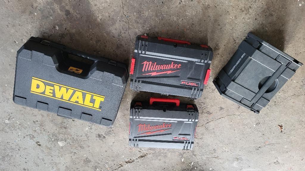 Gereedschapkisten Gereedschapkist Milwaukee DeWalt, Bricolage & Construction, Boîtes à outils, Enlèvement, Utilisé