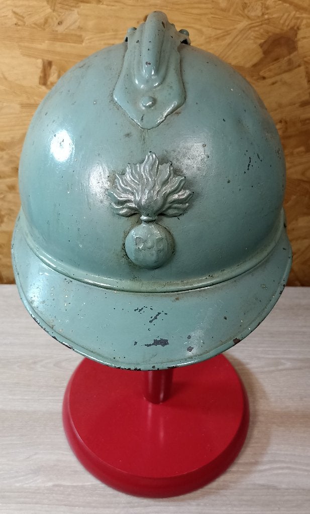 Rare Casque Adrian M15 Japy - Marquage "Cie Belleville"ww1, Envoi, Armée de terre, Casque ou Béret