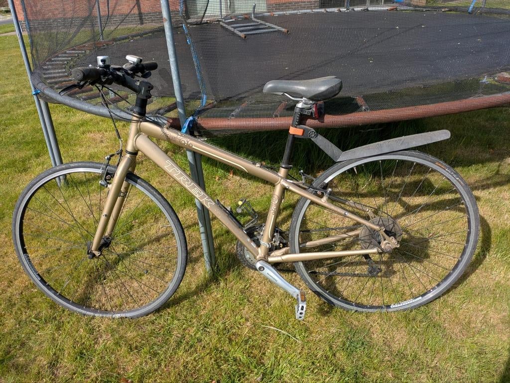 Trek damesfiets, Fietsen en Brommers, Gebruikt, 10 tot 15 versnellingen, Velgrem, Overige maten