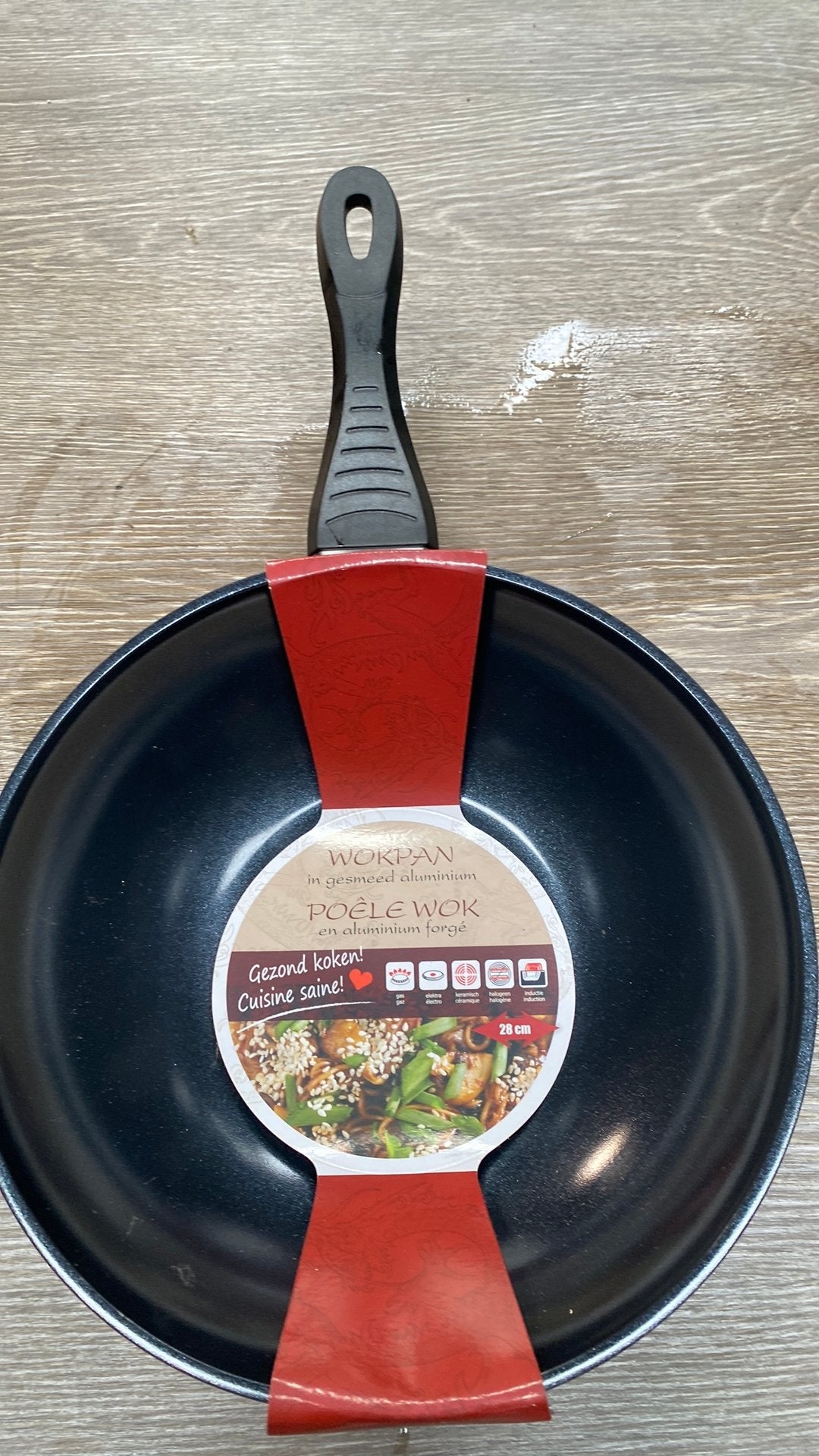 Wokpan, Huis en Inrichting, Keuken | Potten en Pannen, Ophalen, Nieuw, Aluminium