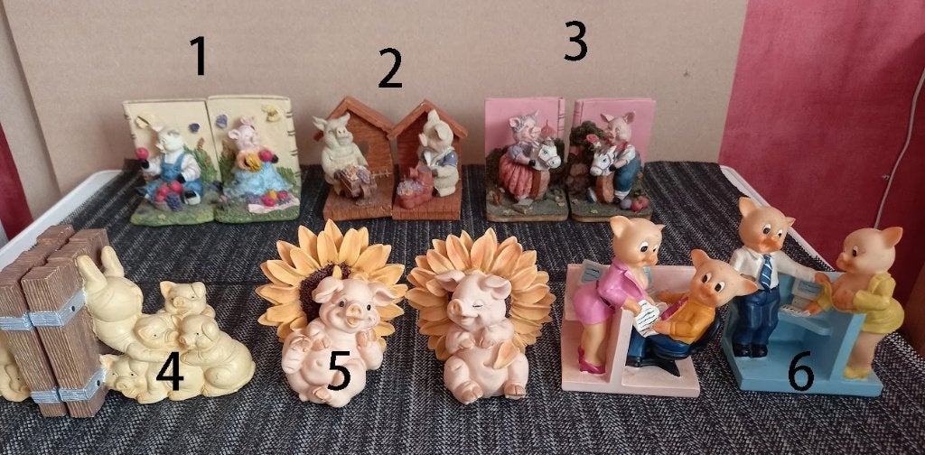 boekensteuntjes in steen en hout, Ophalen