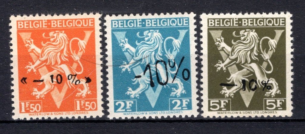724K/724M MNH** 1946 - Lion héraldique Belgique - Belgique, Timbres & Monnaies, Envoi, Non oblitéré, Neuf