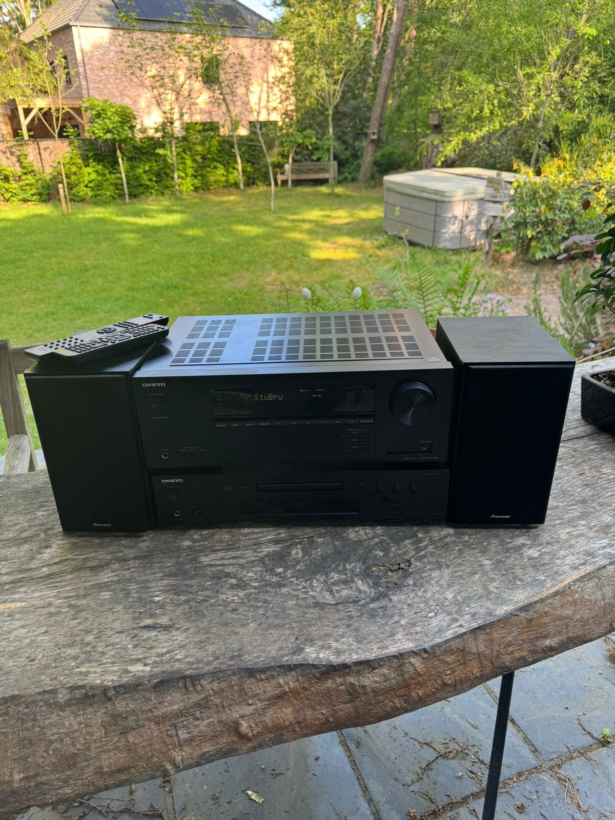 Stereo instalatie merk Onkyo, Audio, Tv en Foto, Versterkers en Ontvangers, Ophalen, Zo goed als nieuw, Stereo, Onkyo