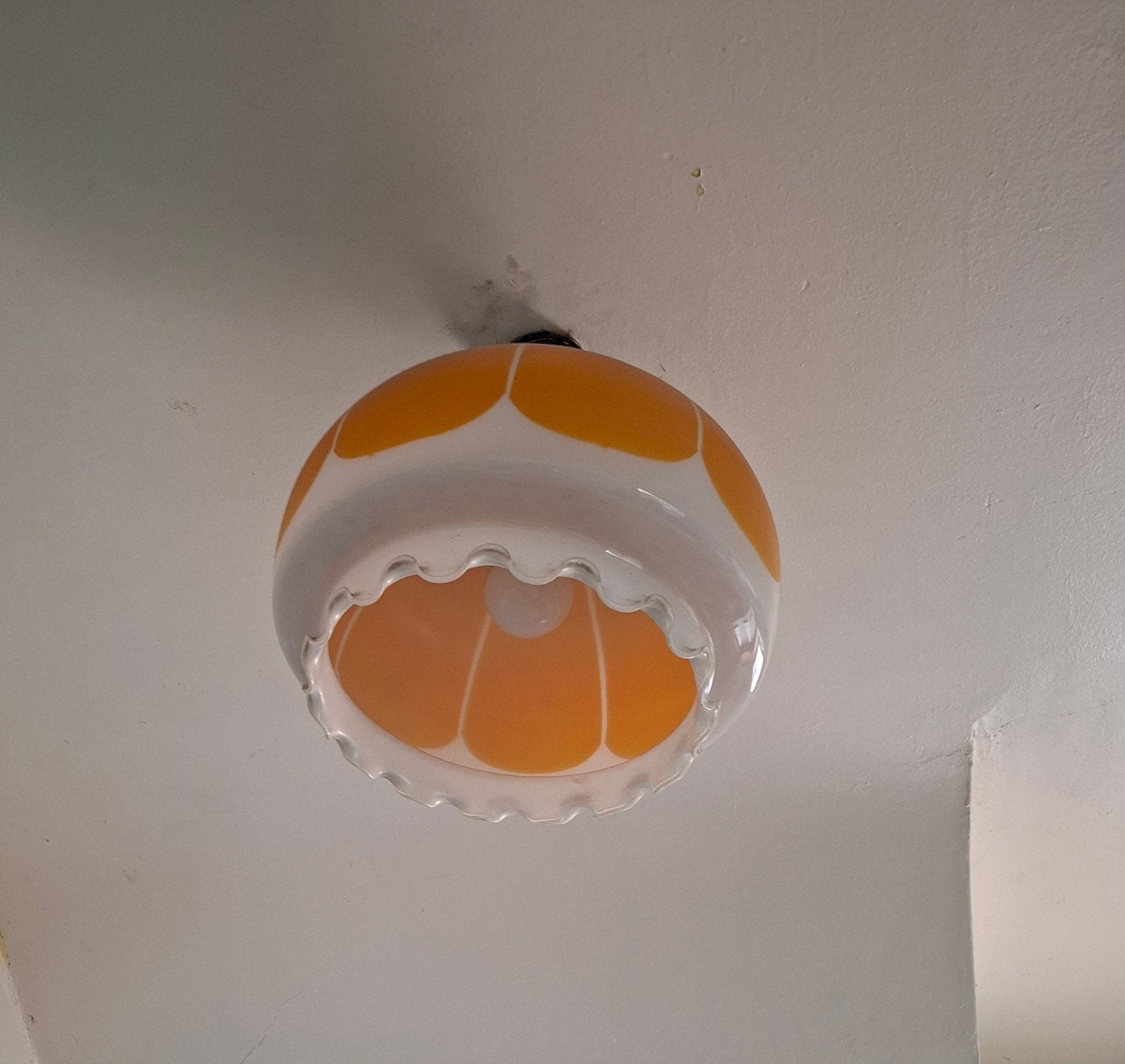 lampe suspendue vintage/rétro, Maison & Meubles, Enlèvement, Utilisé, Suspension, Vintage