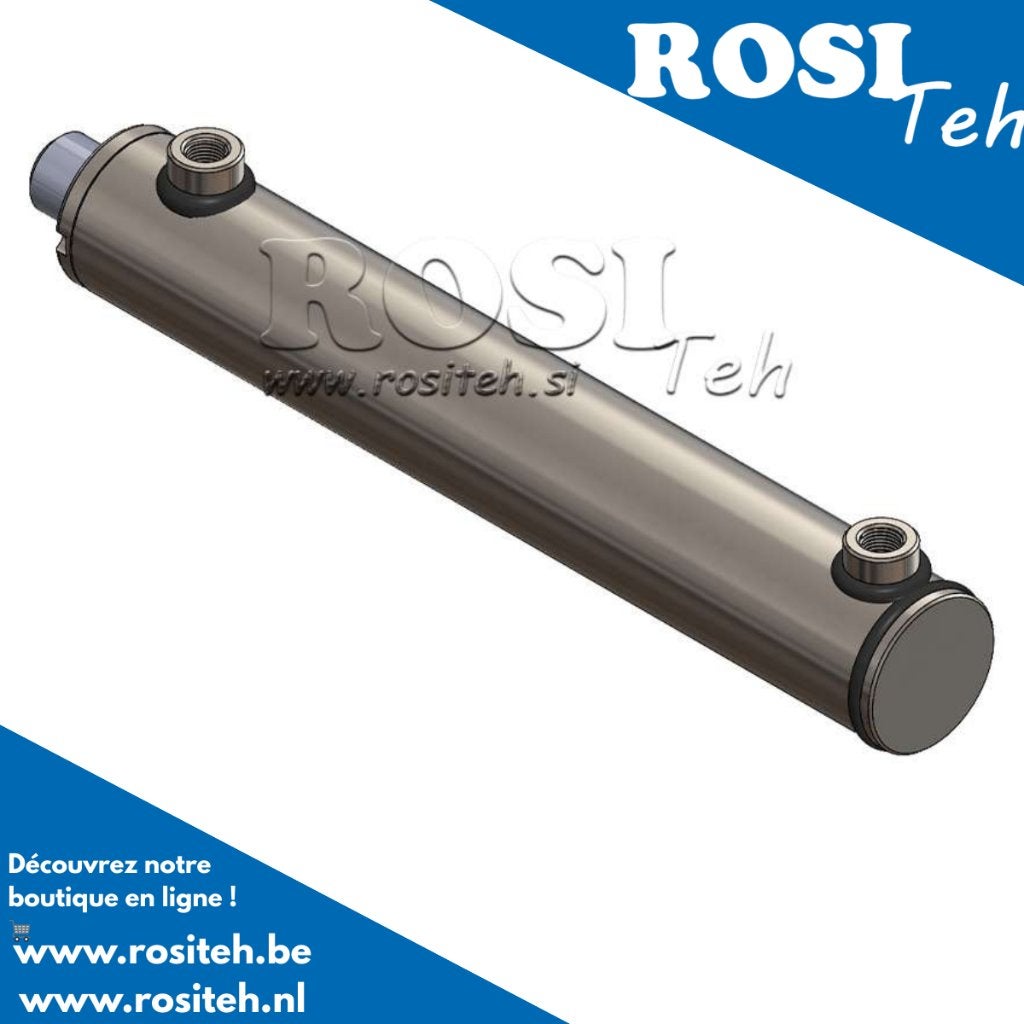 Vérin hydraulique 60/30 doubl effet,Sans fixation-100-1500mm, Articles professionnels, Envoi