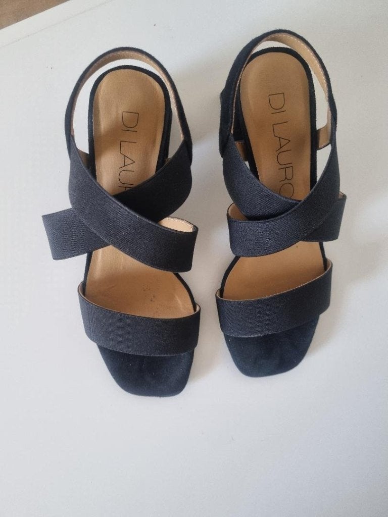 sandalen zwarte, Kleding | Dames, Schoenen, Ophalen, Zwart, Sandalen of Muiltjes, Di Lauro