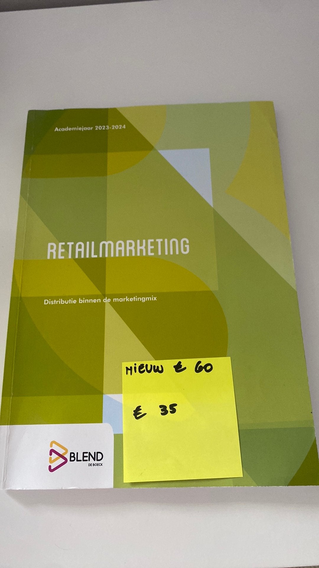 Boek ‘Retailmarketing’, Ophalen, Zo goed als nieuw
