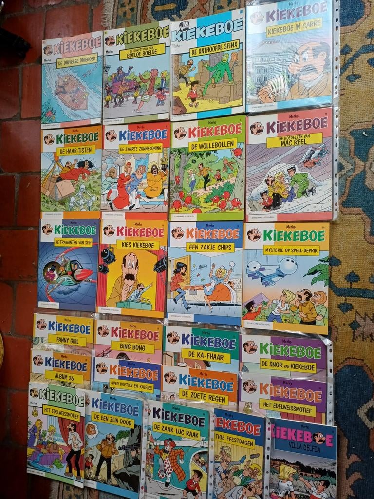 25 strips Kiekeboe in mooie staat, Meerdere stripboeken, Ophalen of Verzenden, Zo goed als nieuw, Merho
