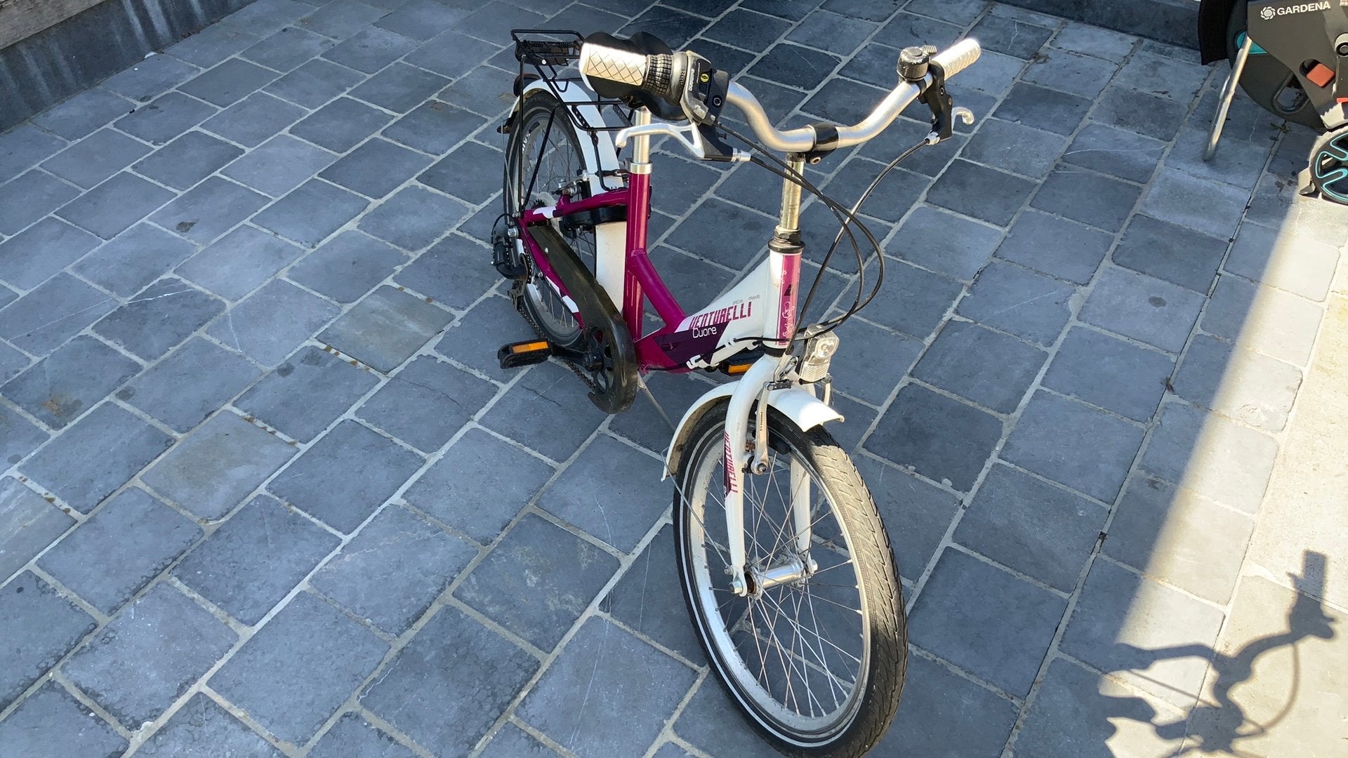 Meisjesfiets 20”, Fietsen en Brommers, Ophalen, Gebruikt, Velgrem, Versnellingen