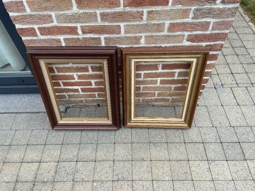 Houten kaders, Ophalen, Bruin, Schilderijlijst, Hangend