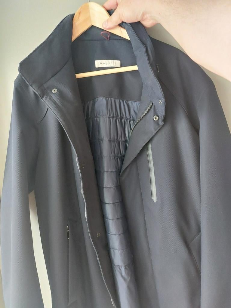 Bugatti gekleede jas marine blauw 2xl, Ophalen, Blauw