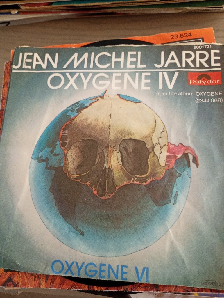 Jean Michel Jarre - Oxygene IV, Enlèvement ou Envoi, Pochette photo, 7 inch, Utilisé